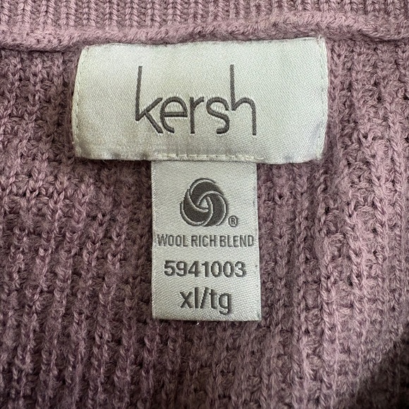Kersh Purple Crew Neck Sweater ladies size X-LARGE - Picture 6 of 8